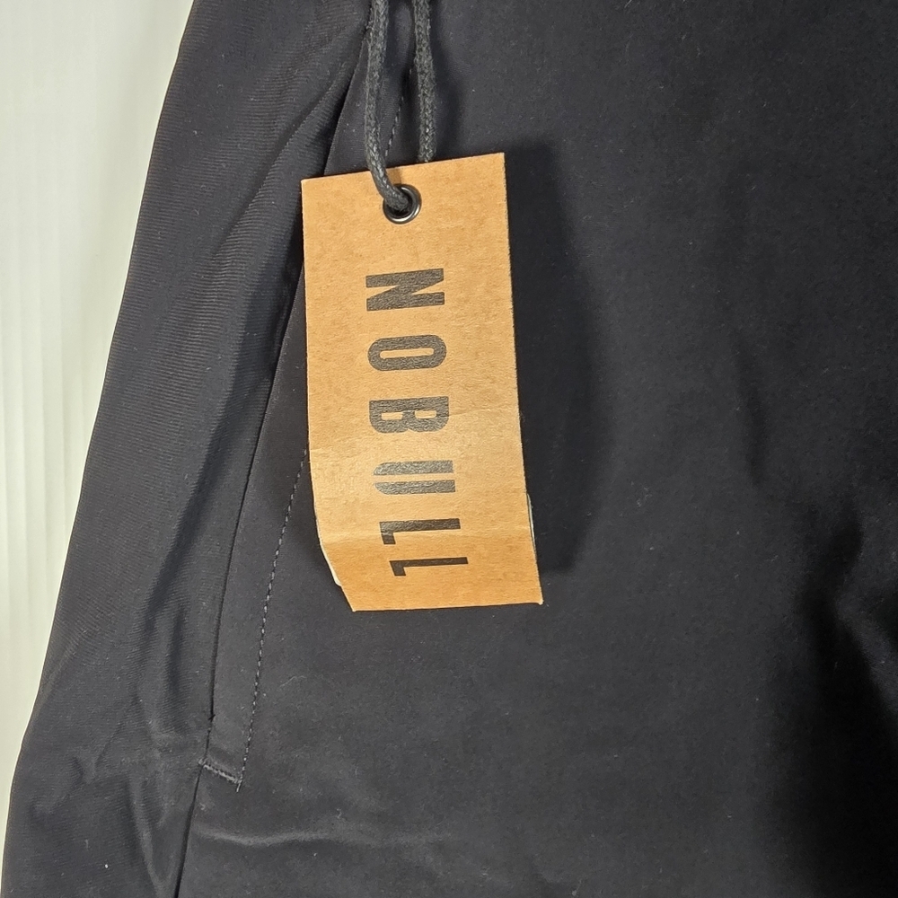 NWT NOBULL Mens S Athletic Shorts 8" Inseam Black Drawstring Waist Zipper Pocket - Picture 6 of 12